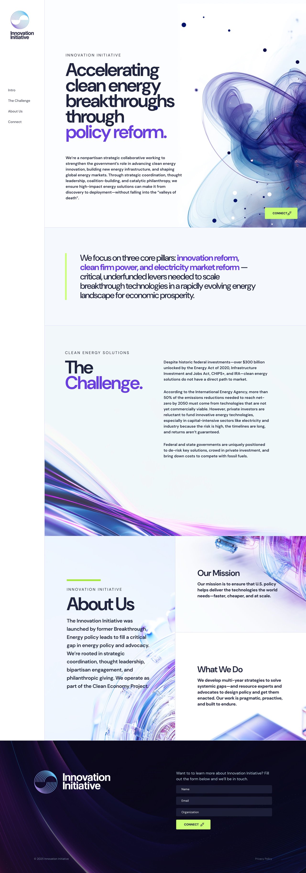 Innovation Initiative Website Screenshot