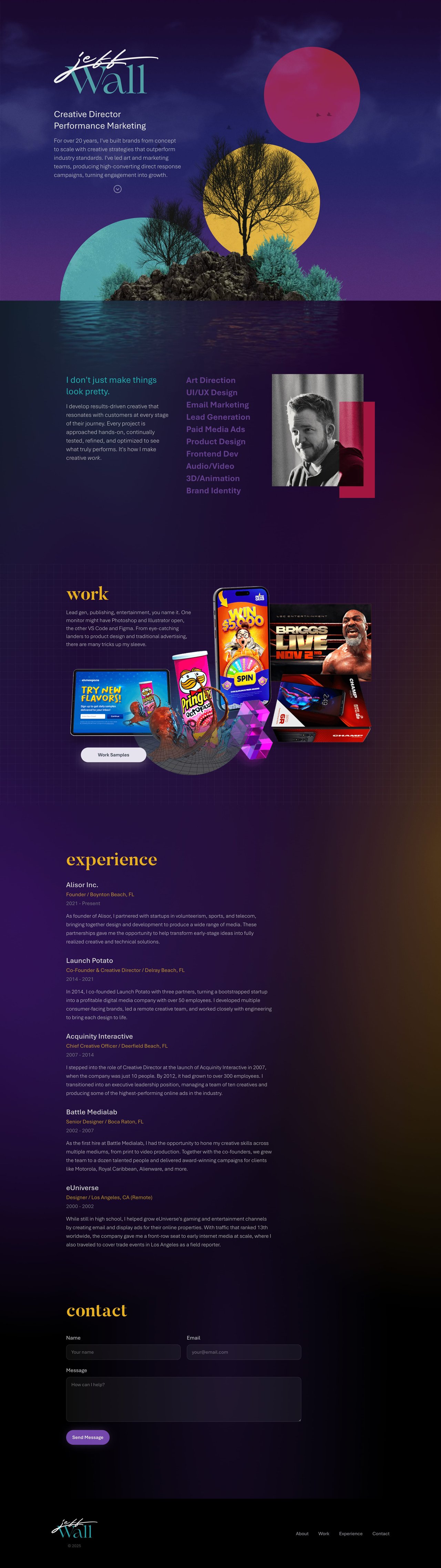 Jeff Wall Website Screenshot