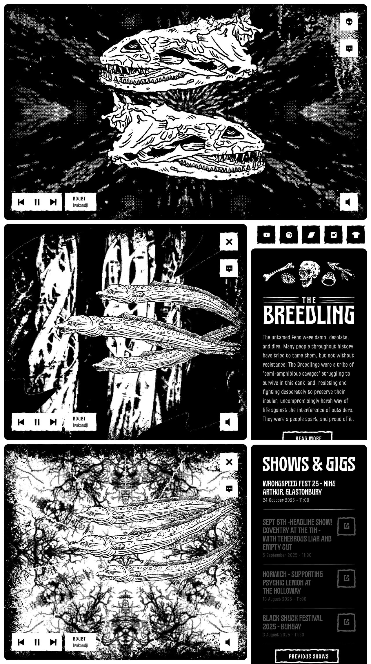 The Breedling Website Screenshot