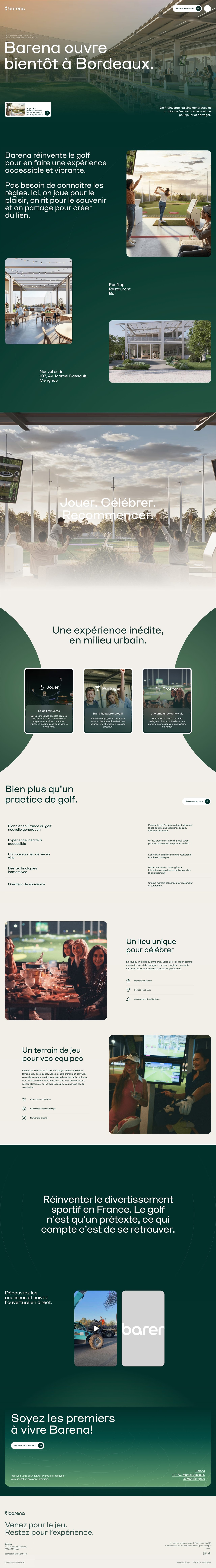 Barena Website Screenshot