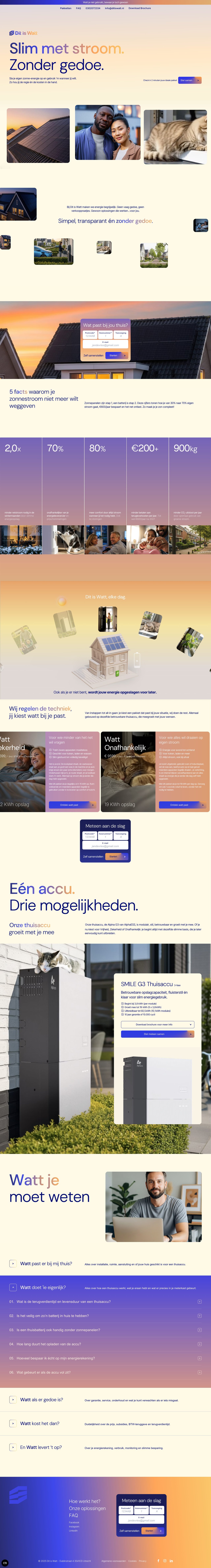 Dit is Watt Website Screenshot