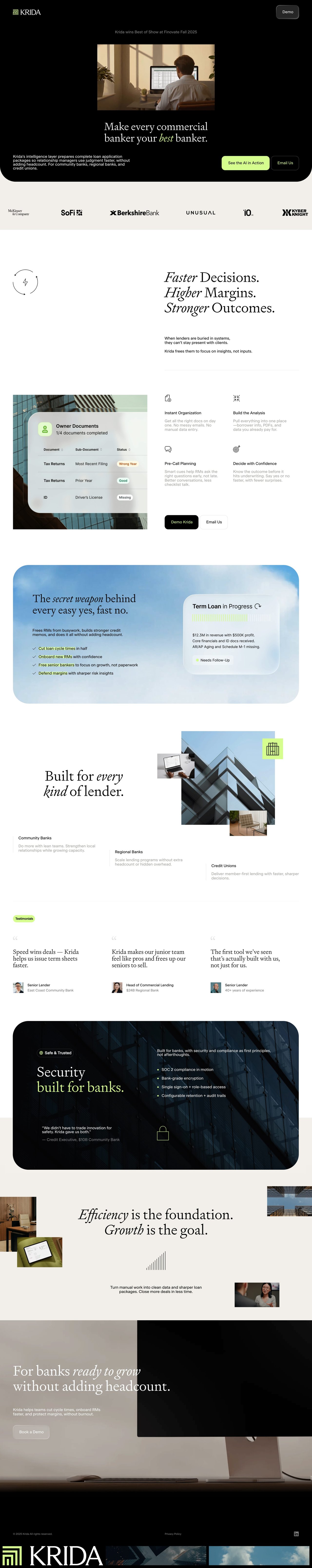 Krida Website Screenshot