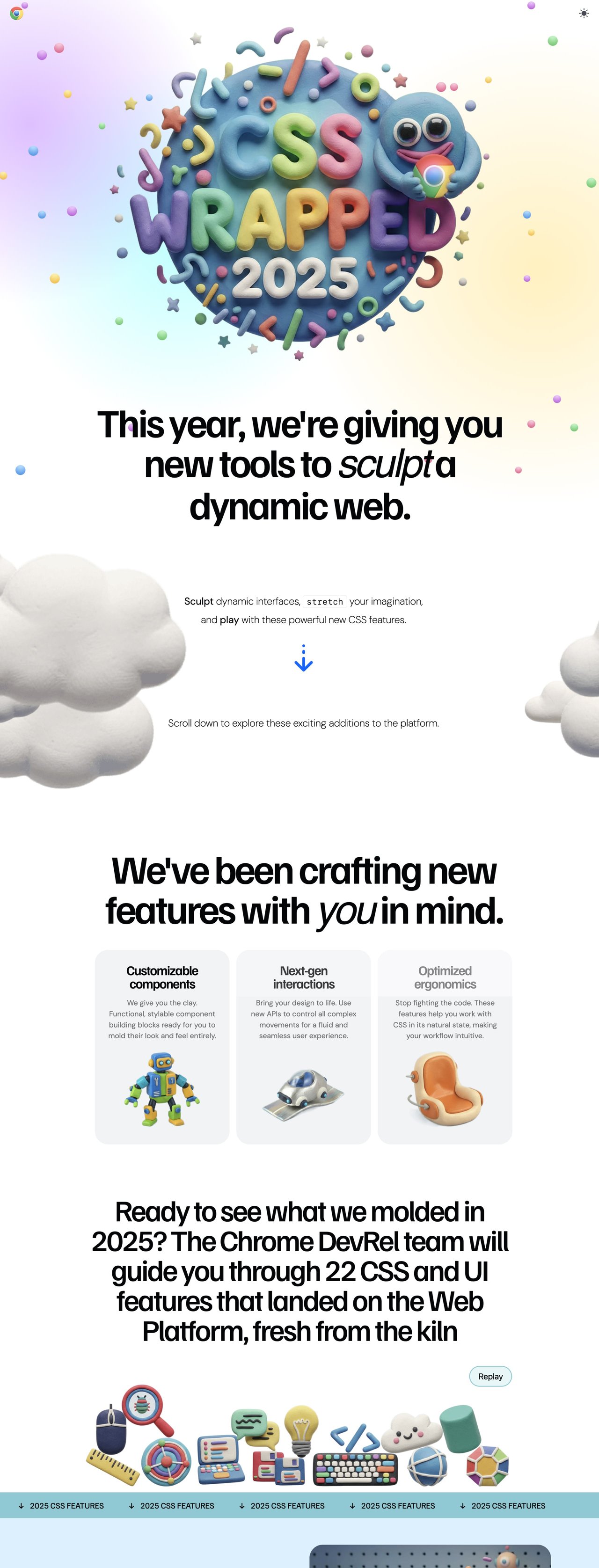 CSS Wrapped 2025 Website Screenshot