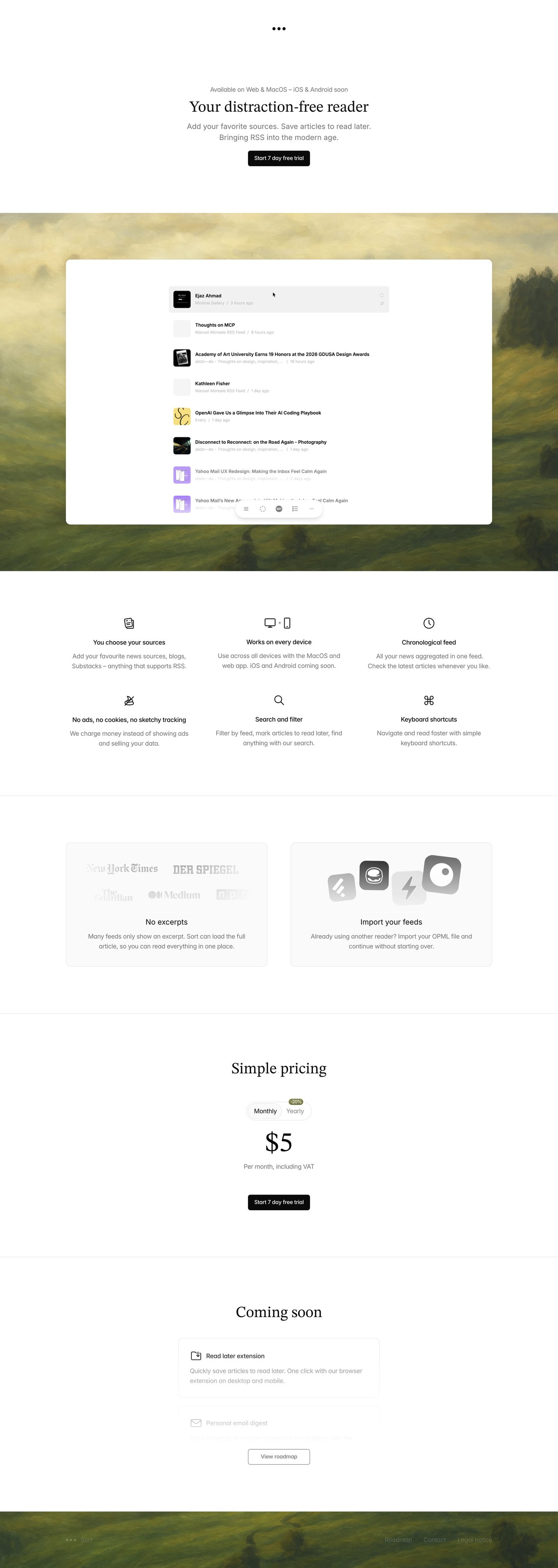 Sort Website Screenshot