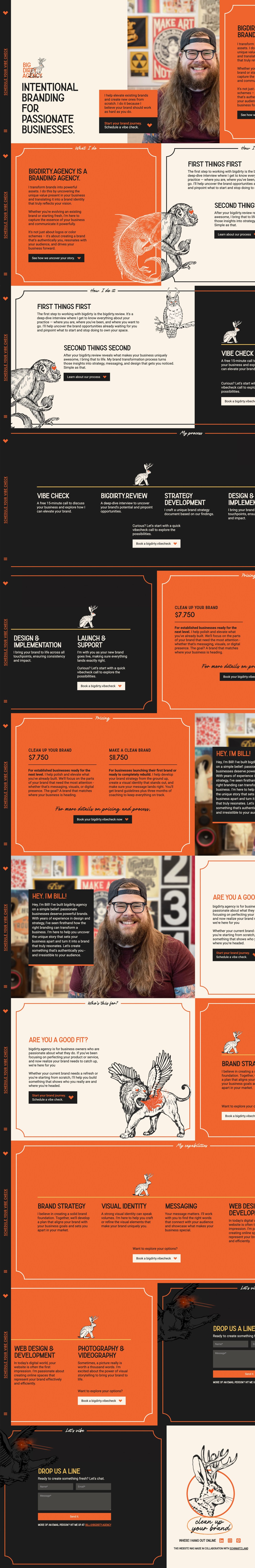 bigdirty.agency Website Screenshot