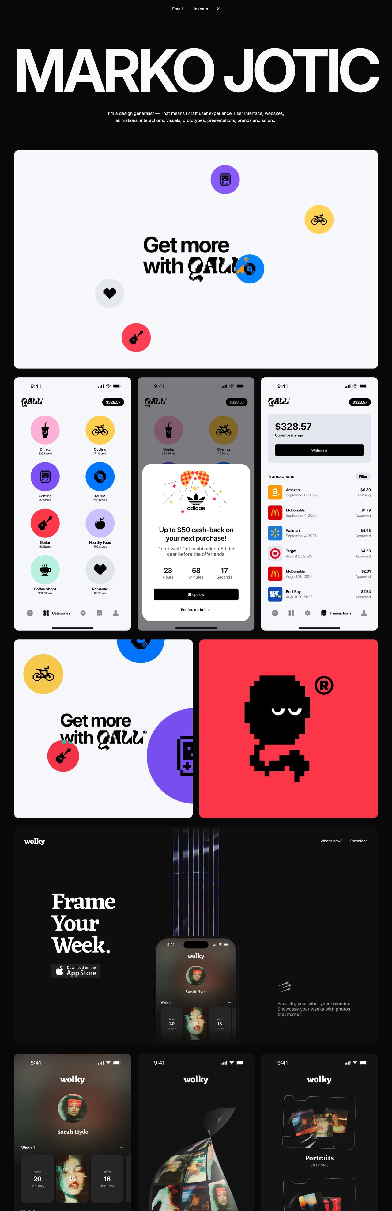 Marko Jotic Website Screenshot