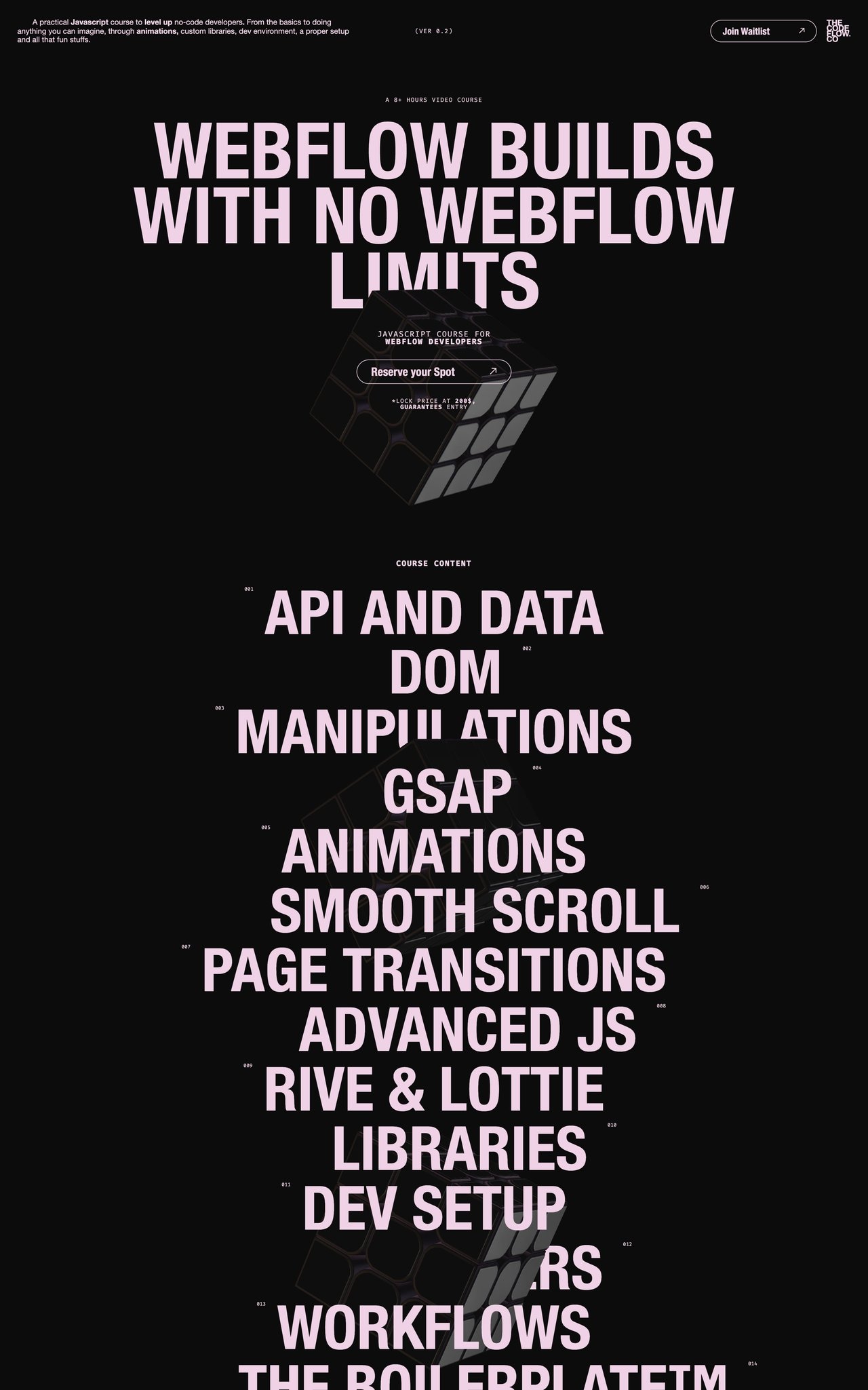 The Code Flow Website Screenshot