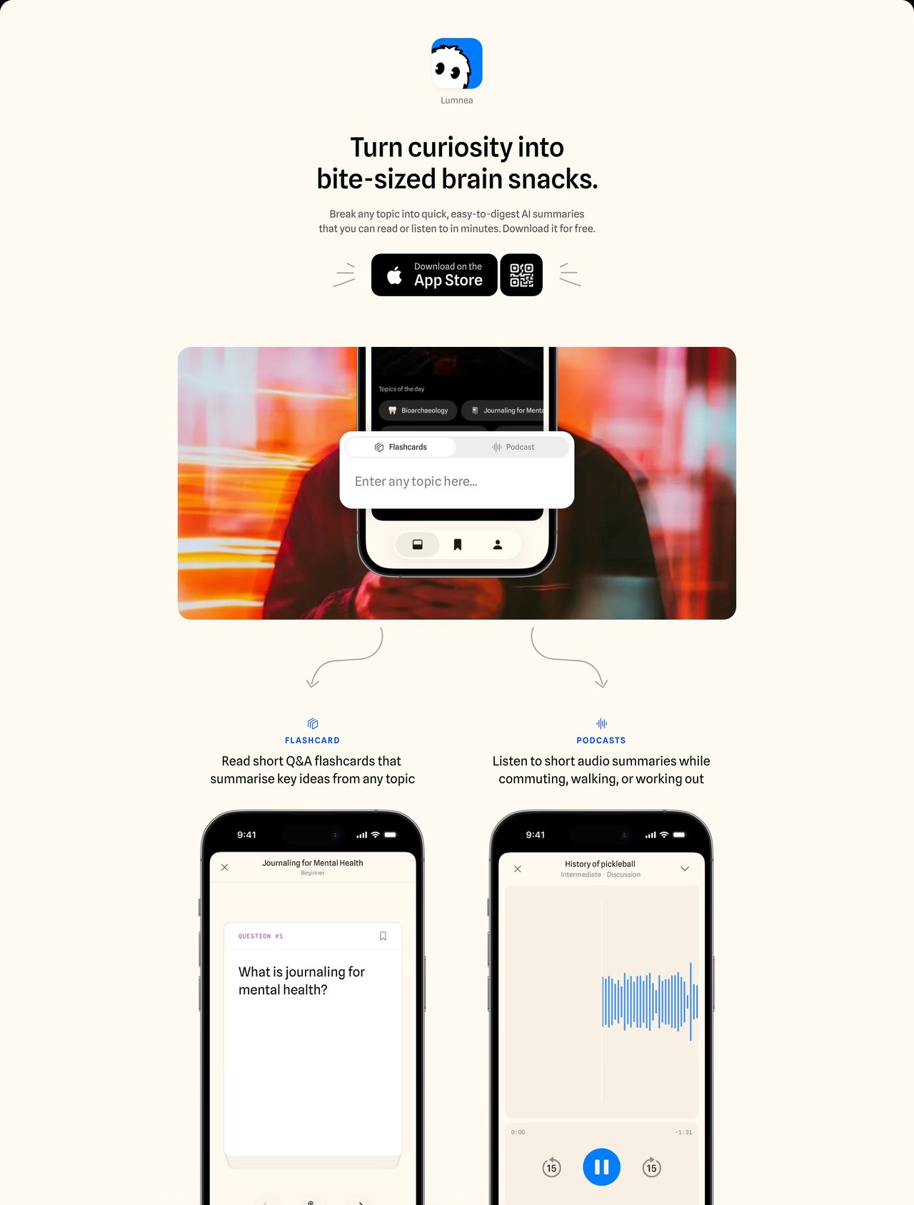 Lumnea Website Screenshot