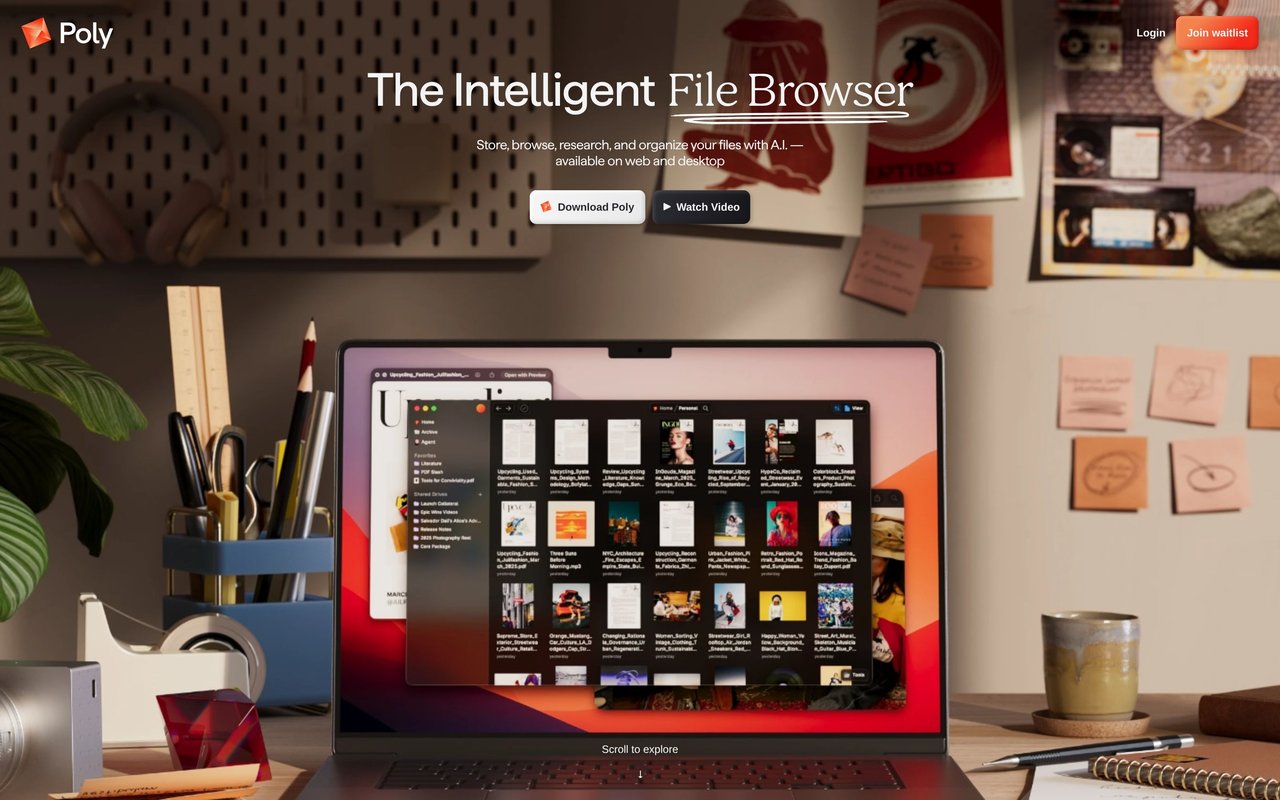 Poly Website Screenshot