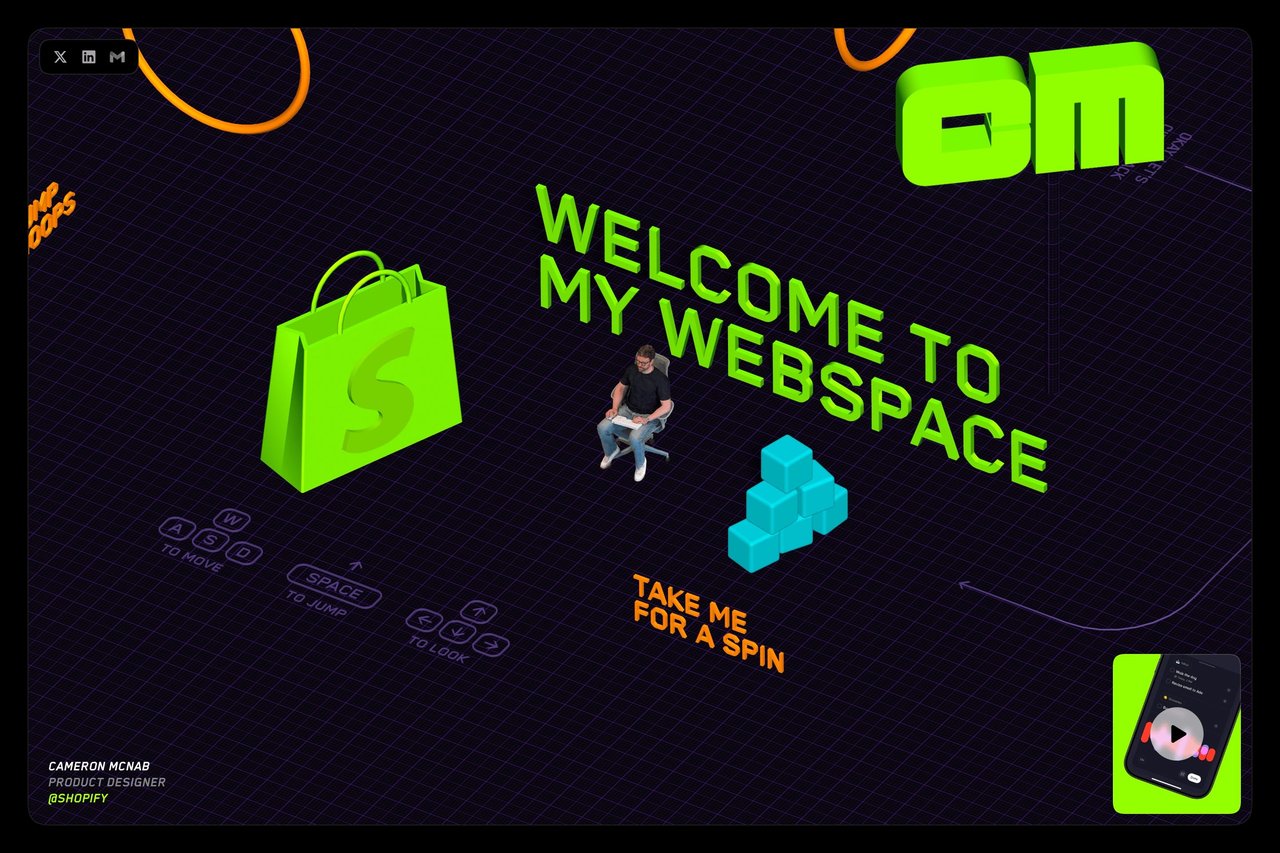 Cameron McNab Website Screenshot