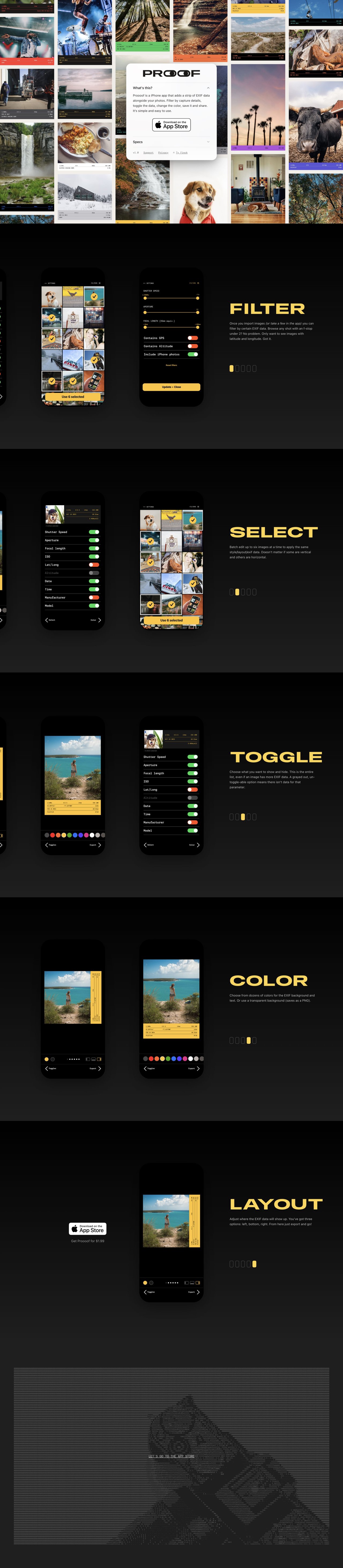 PROOOOF Website Screenshot