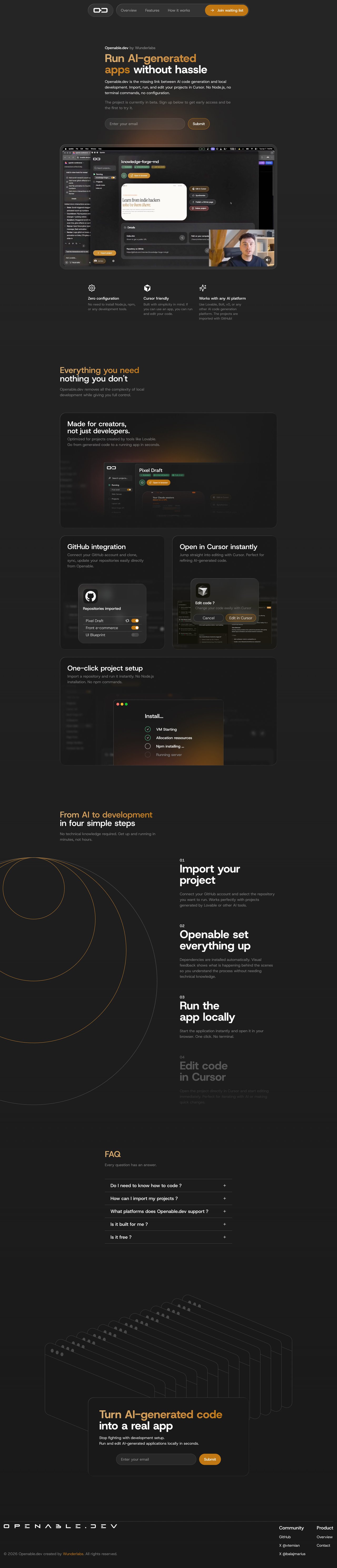 Openable Website Screenshot