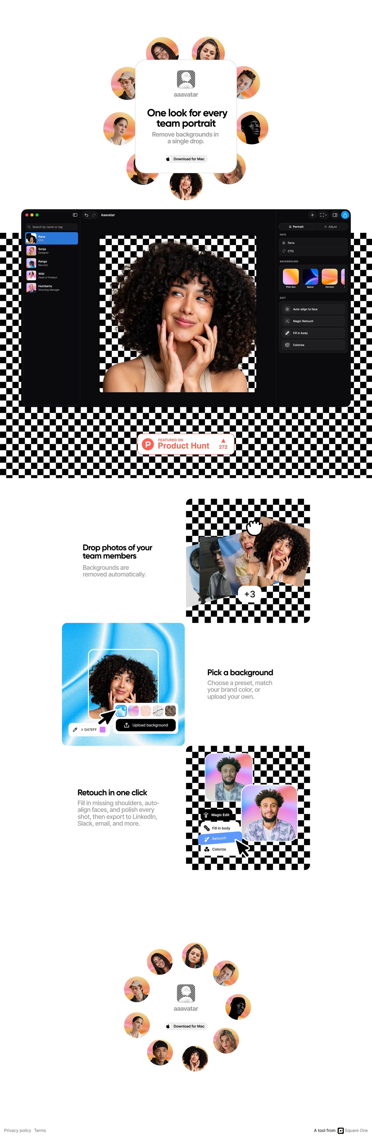 Aaavatar Website Screenshot