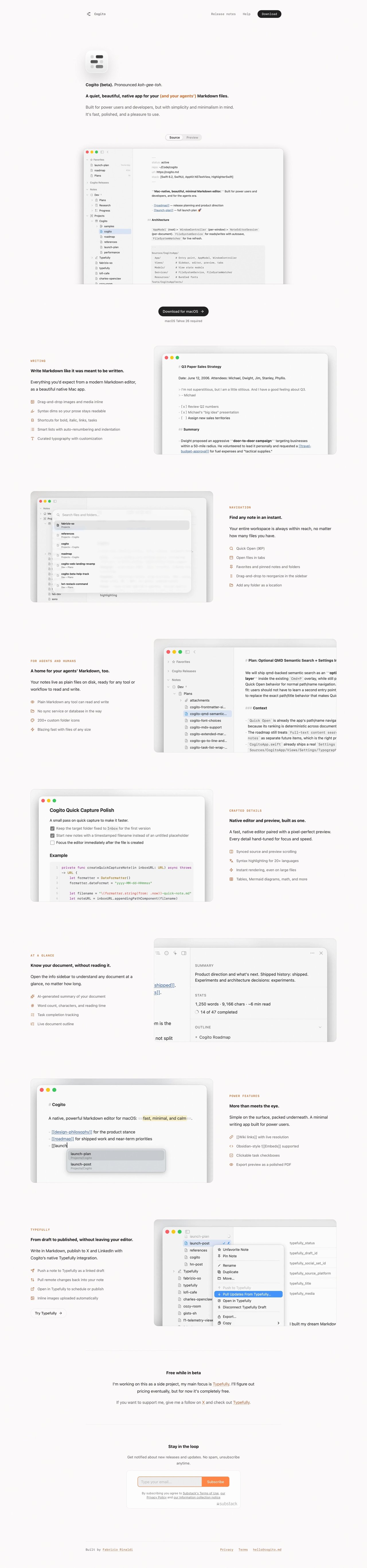 Cogito Website Screenshot