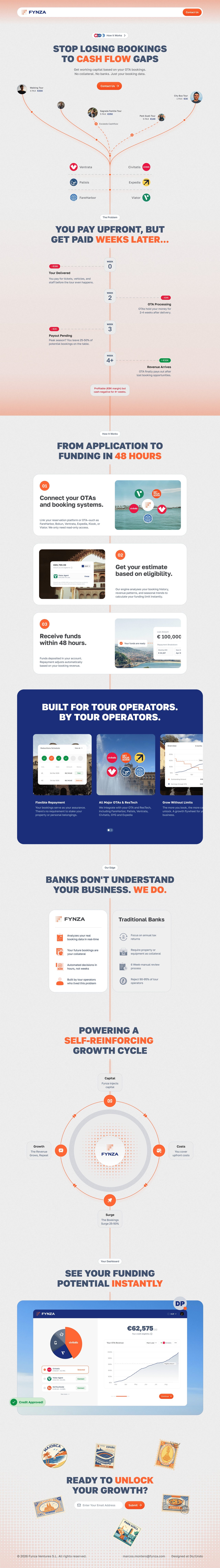 Fynza Website Screenshot