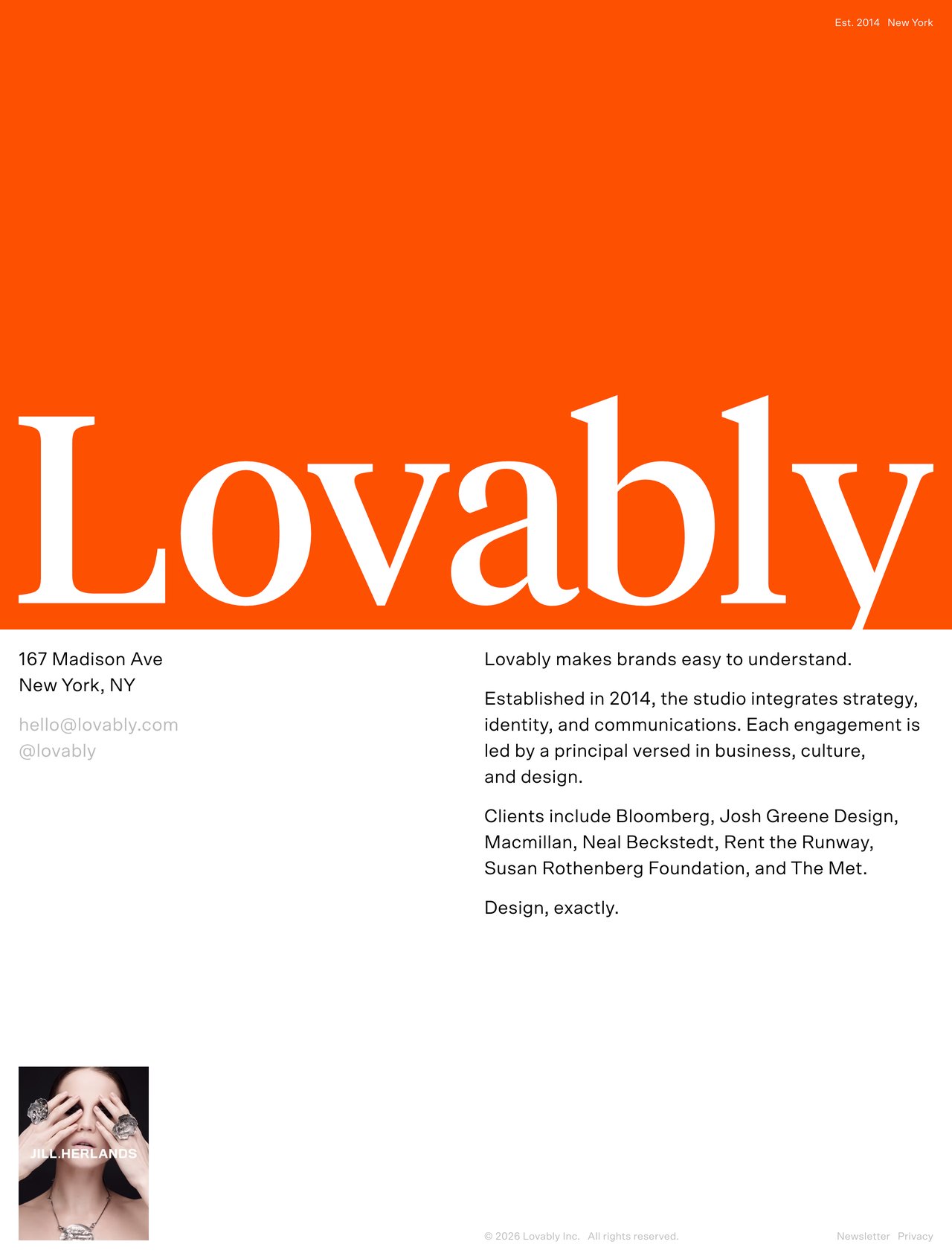 Lovably Website Screenshot