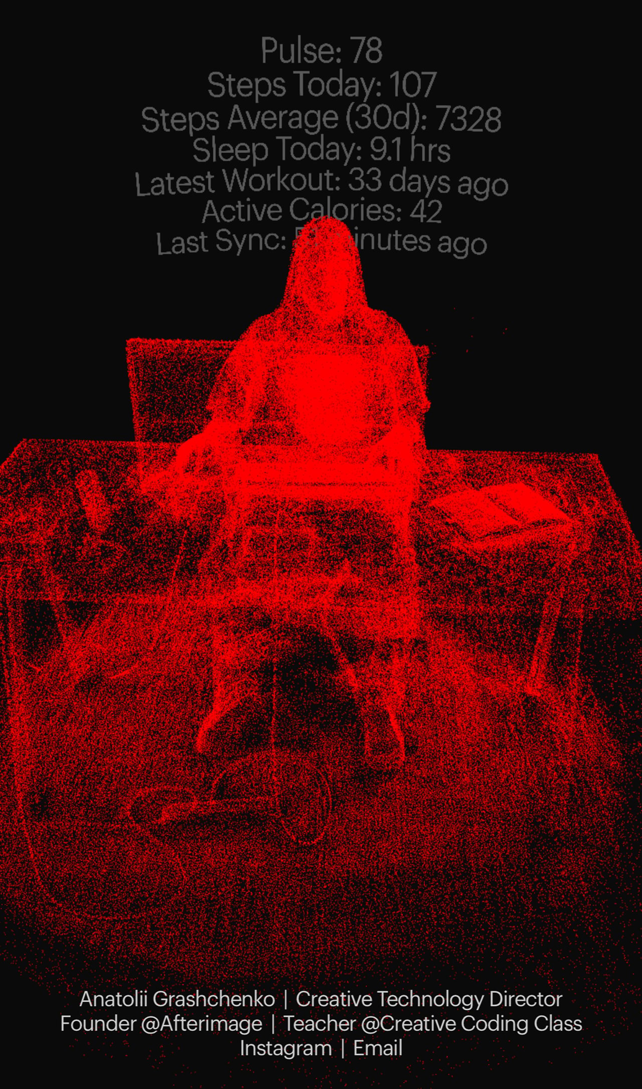 Anatolii Grashchenko Website Screenshot