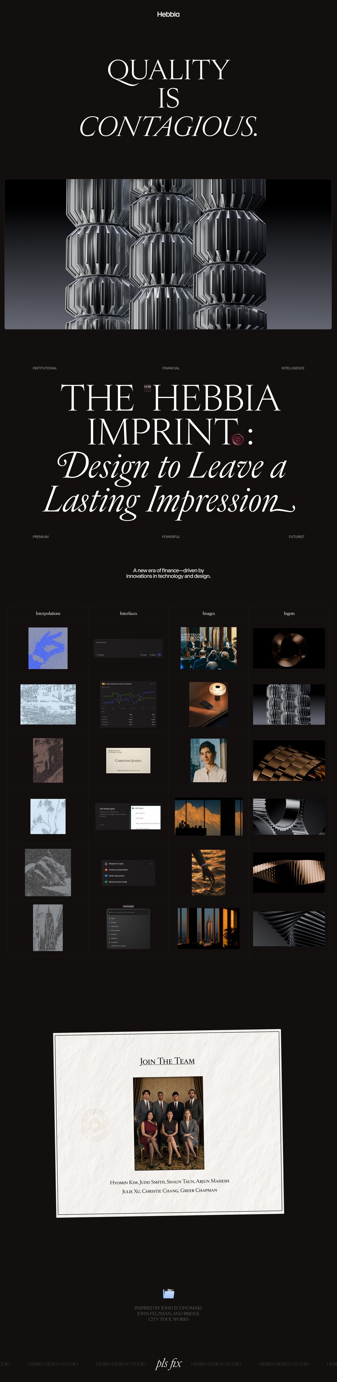 Hebbia Website Screenshot