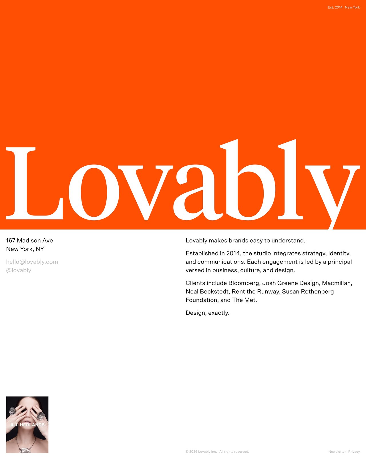 Lovably Website Screenshot