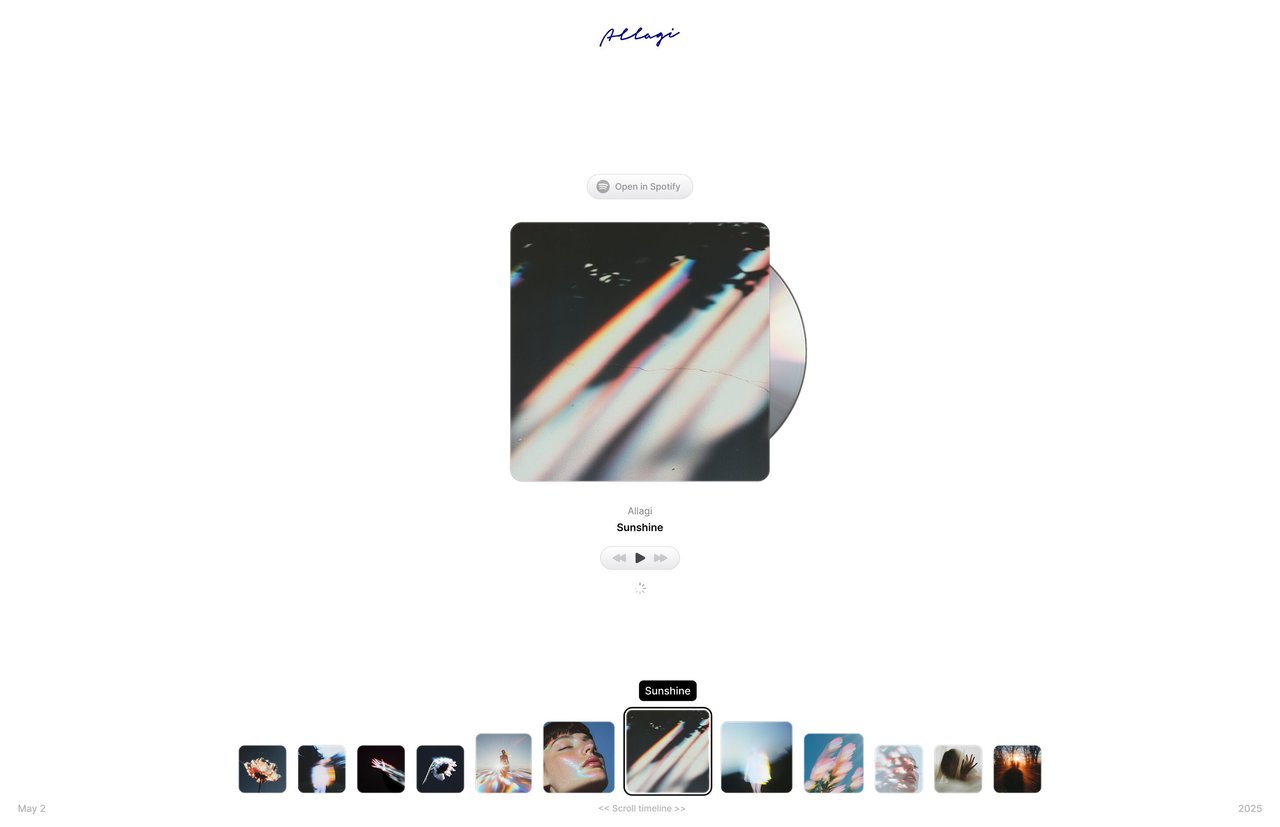 Allagi Website Screenshot