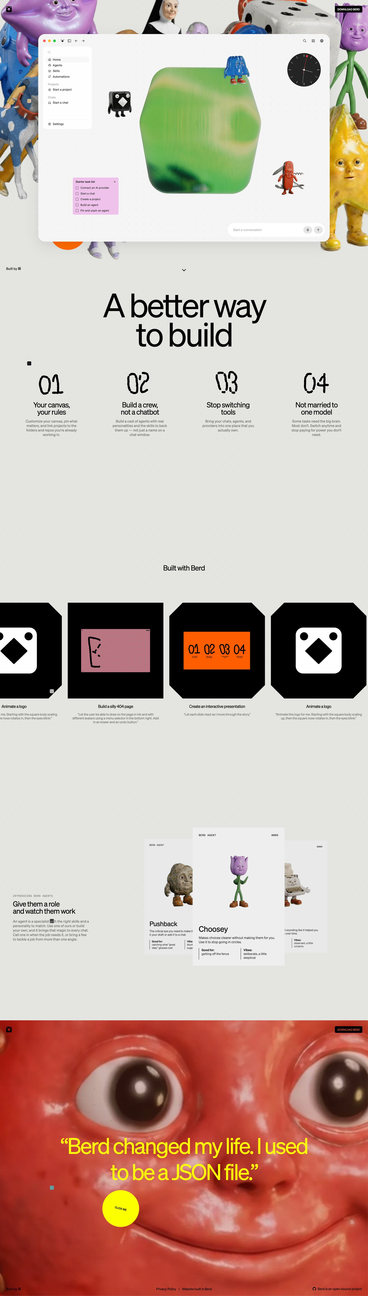 Berd Website Screenshot