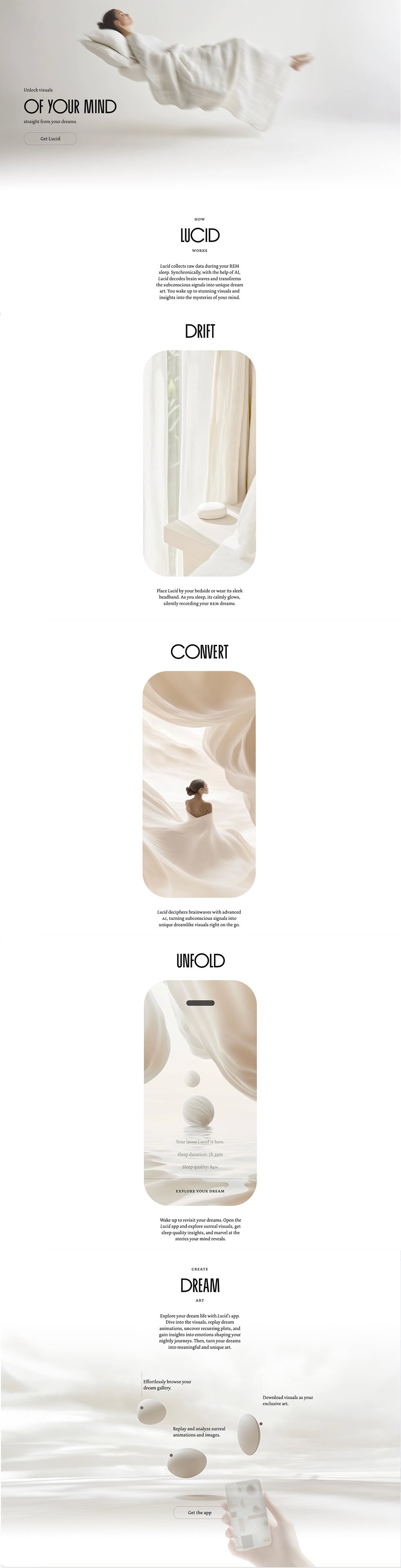Lucid Website Screenshot