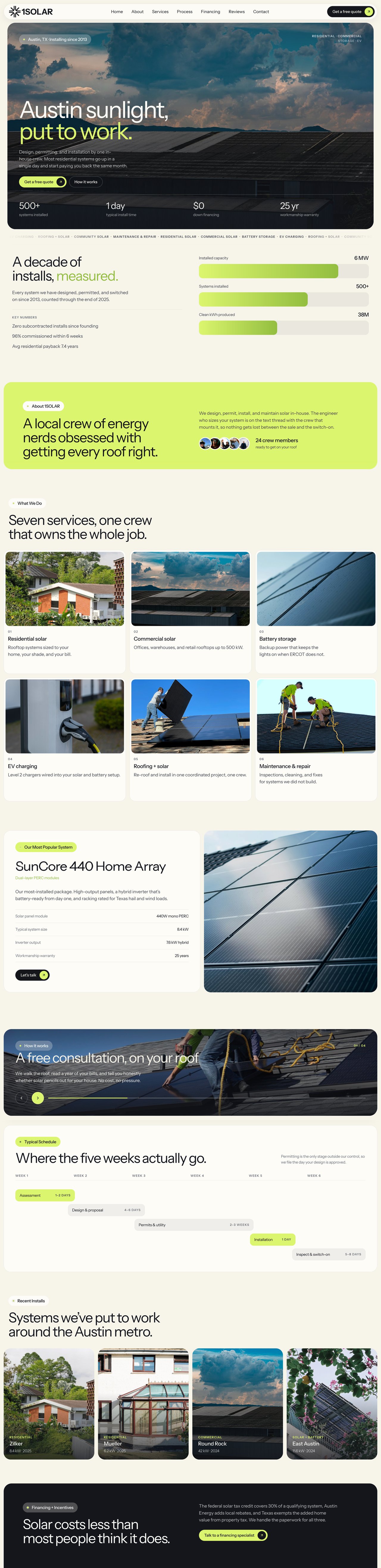 Solarix Website Screenshot