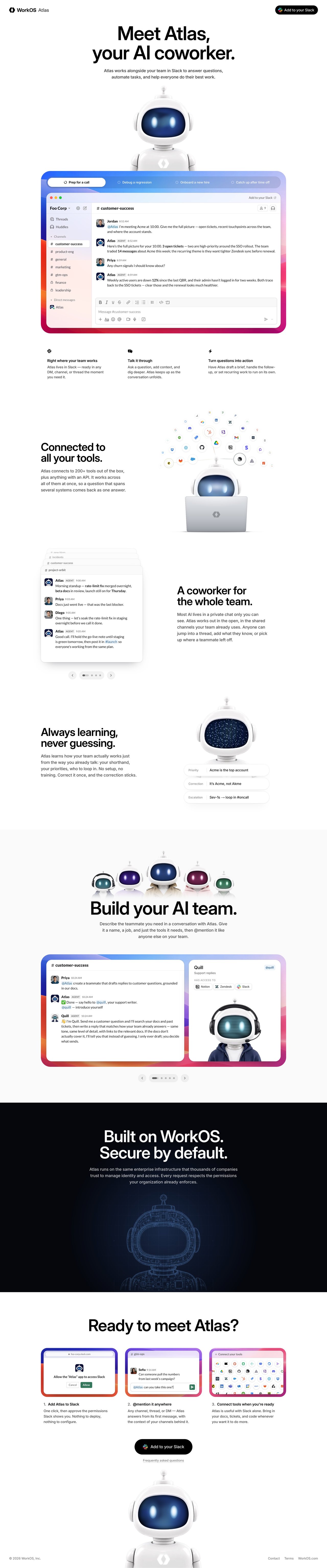 Atlas by WorkOS Website Screenshot