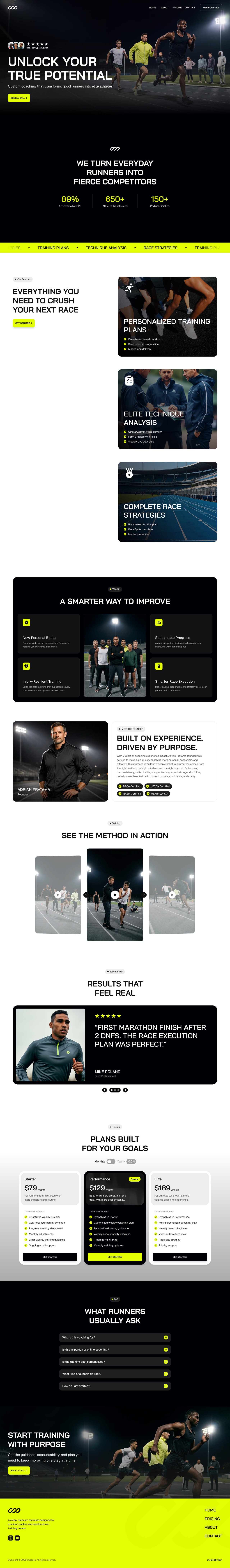 Outpace Website Screenshot