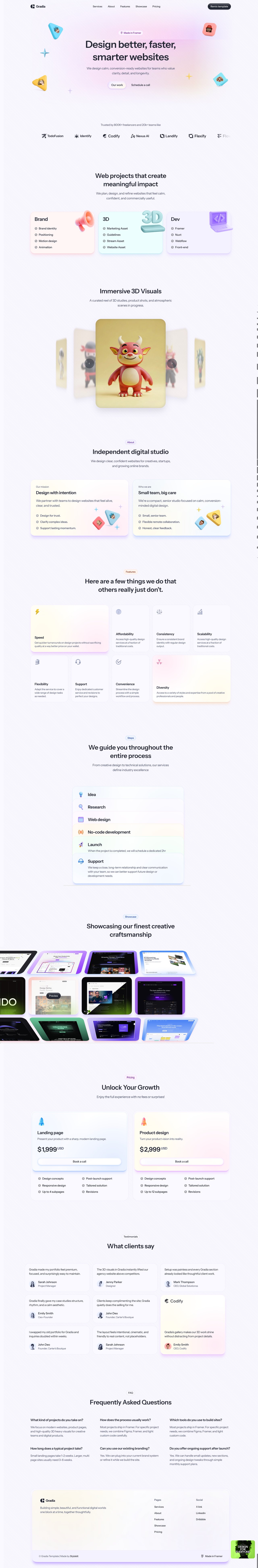 Gradia Website Screenshot