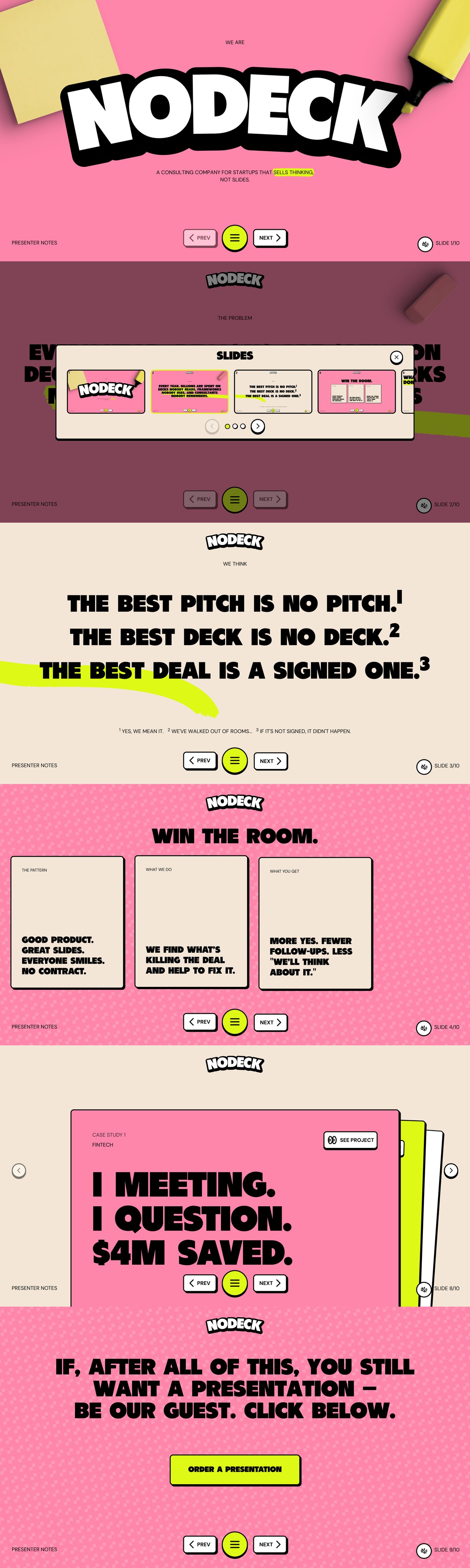 Nodeck Website Screenshot