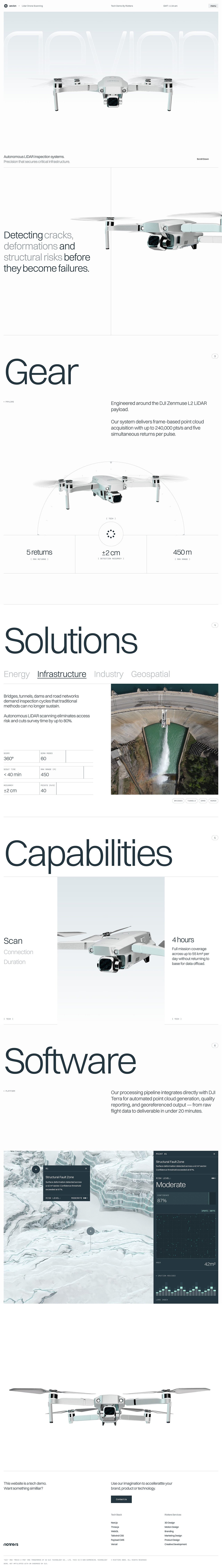 Aevion Website Screenshot