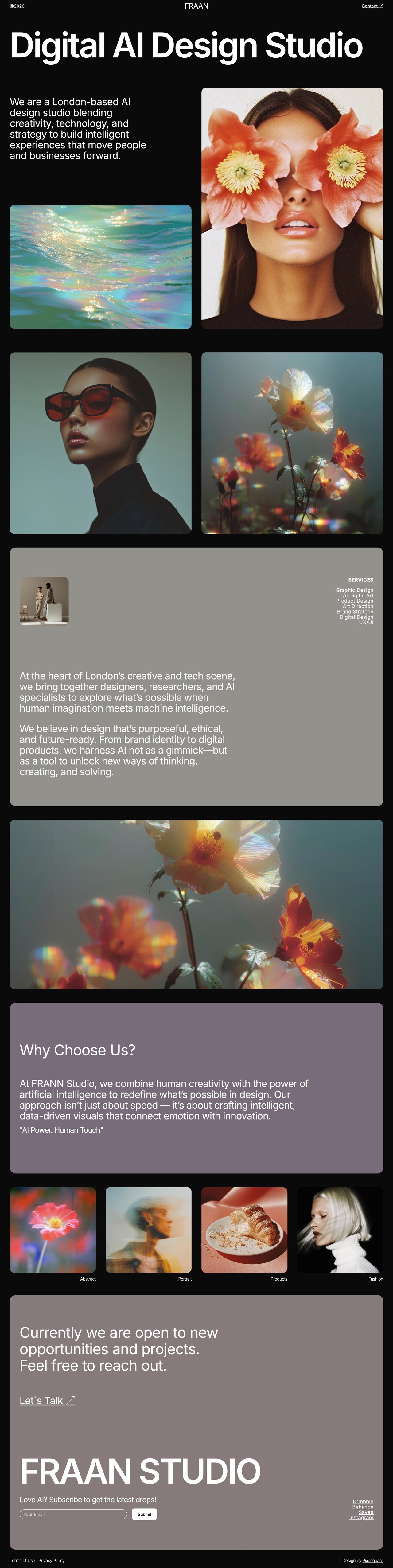 FRAAN Website Screenshot