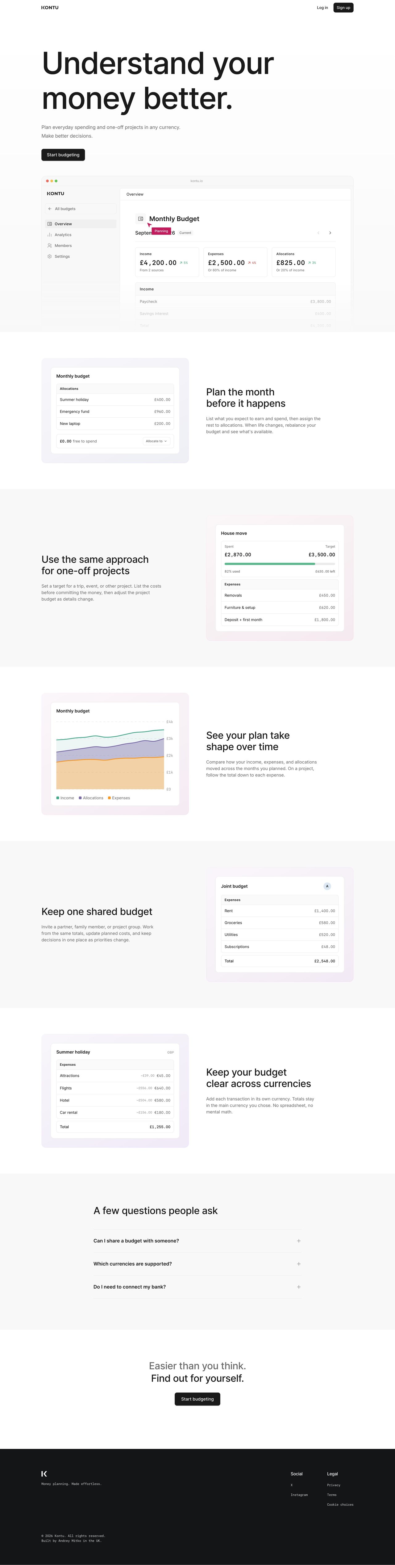 Kontu Website Screenshot