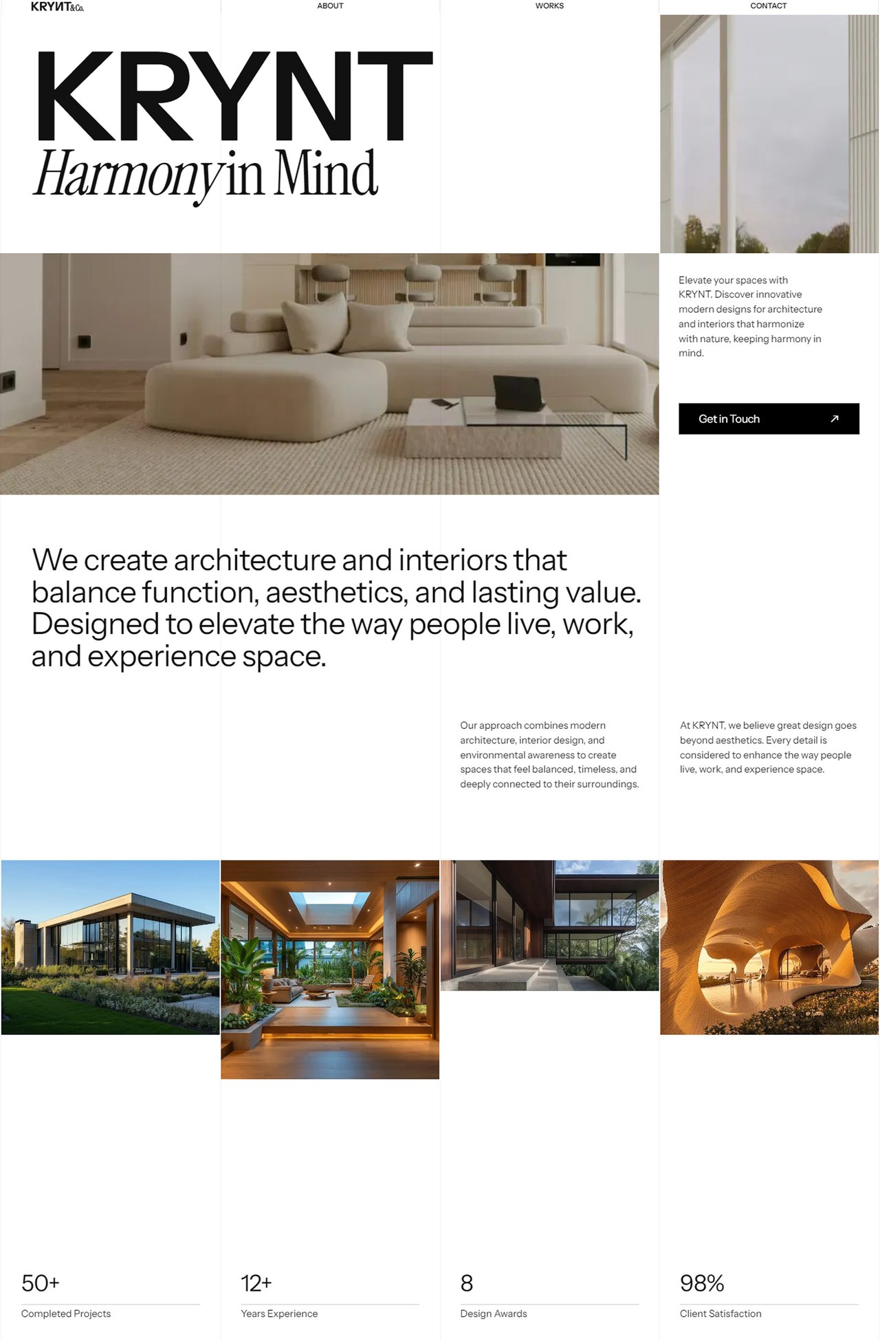 Krynt Website Screenshot