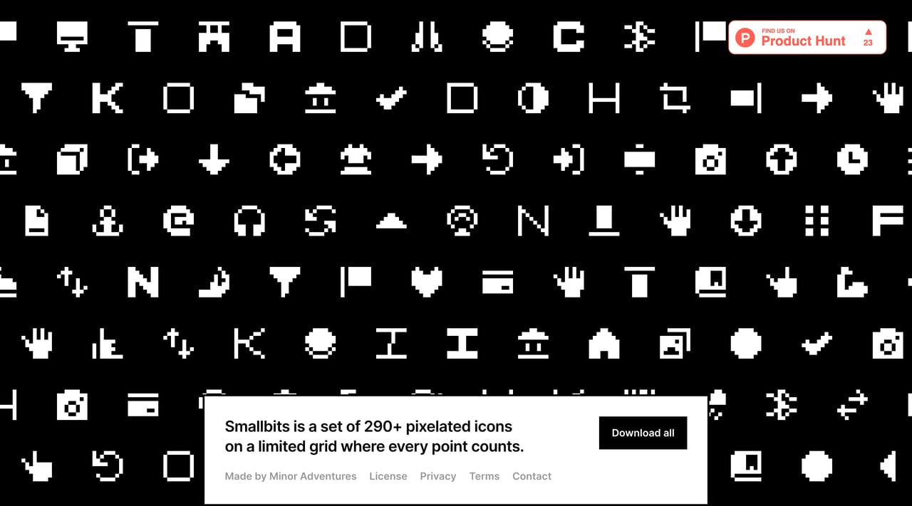 Smallbits Website Screenshot