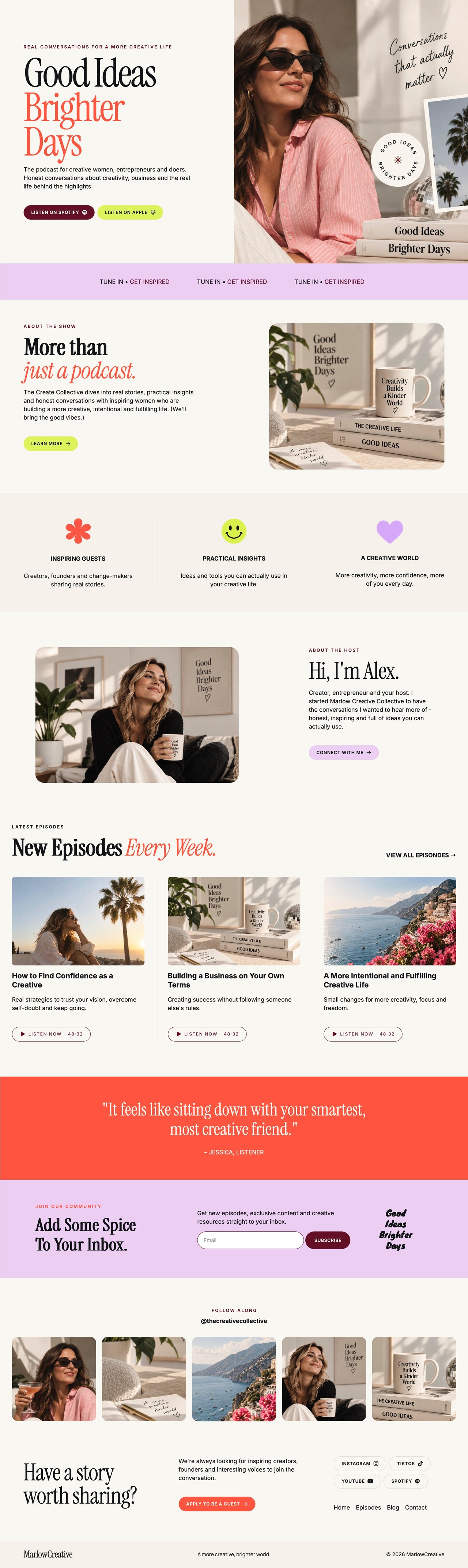 Marlow Website Screenshot