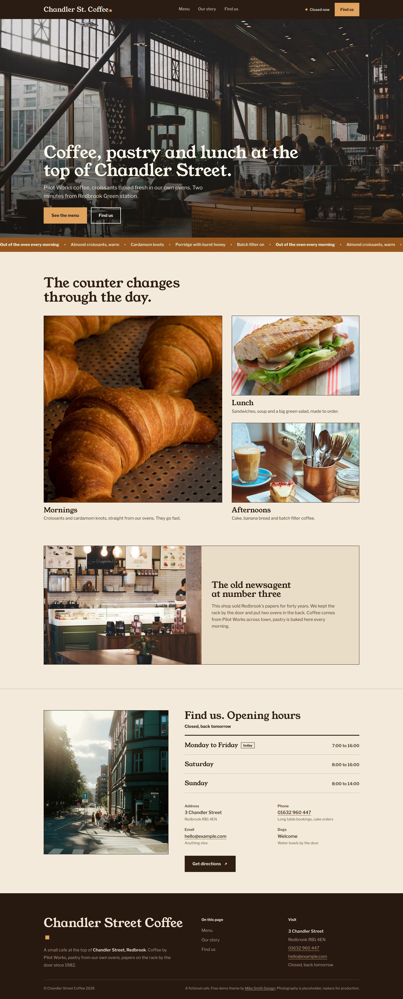 Chandler Lite Website Screenshot