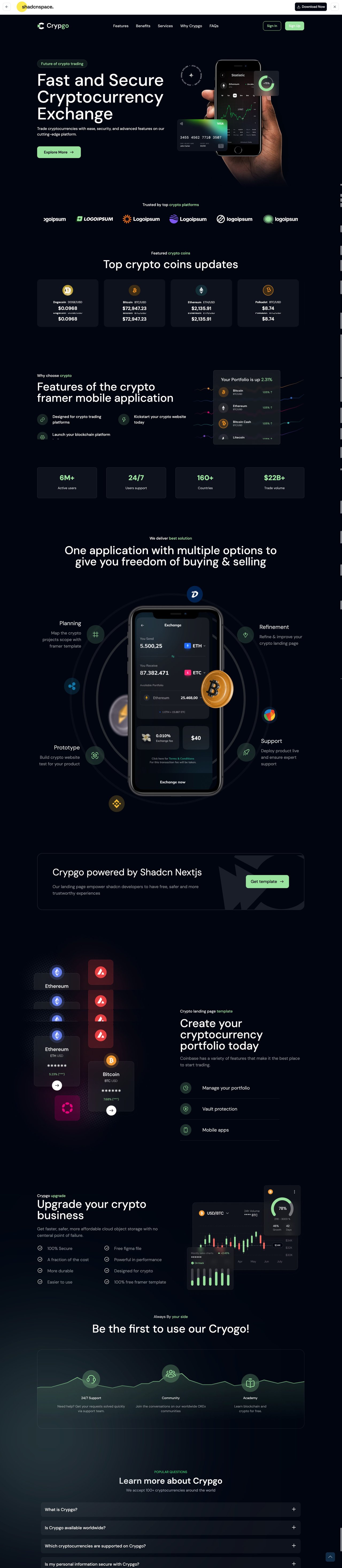 Crypgo Website Screenshot
