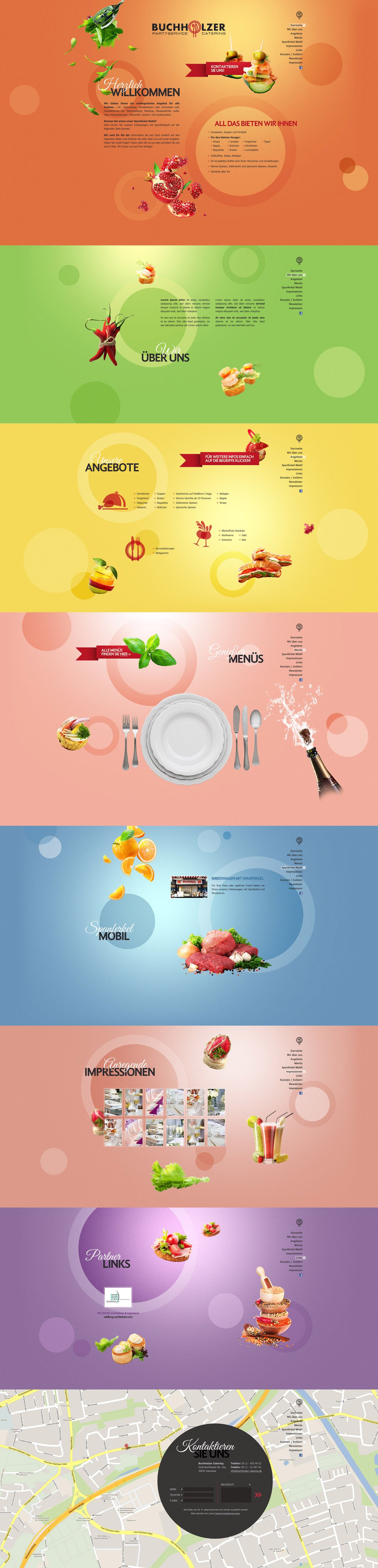 Buchholzer Catering Website Screenshot