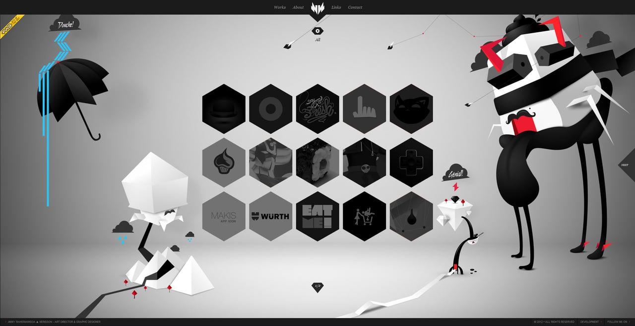 Nerisson Website Screenshot