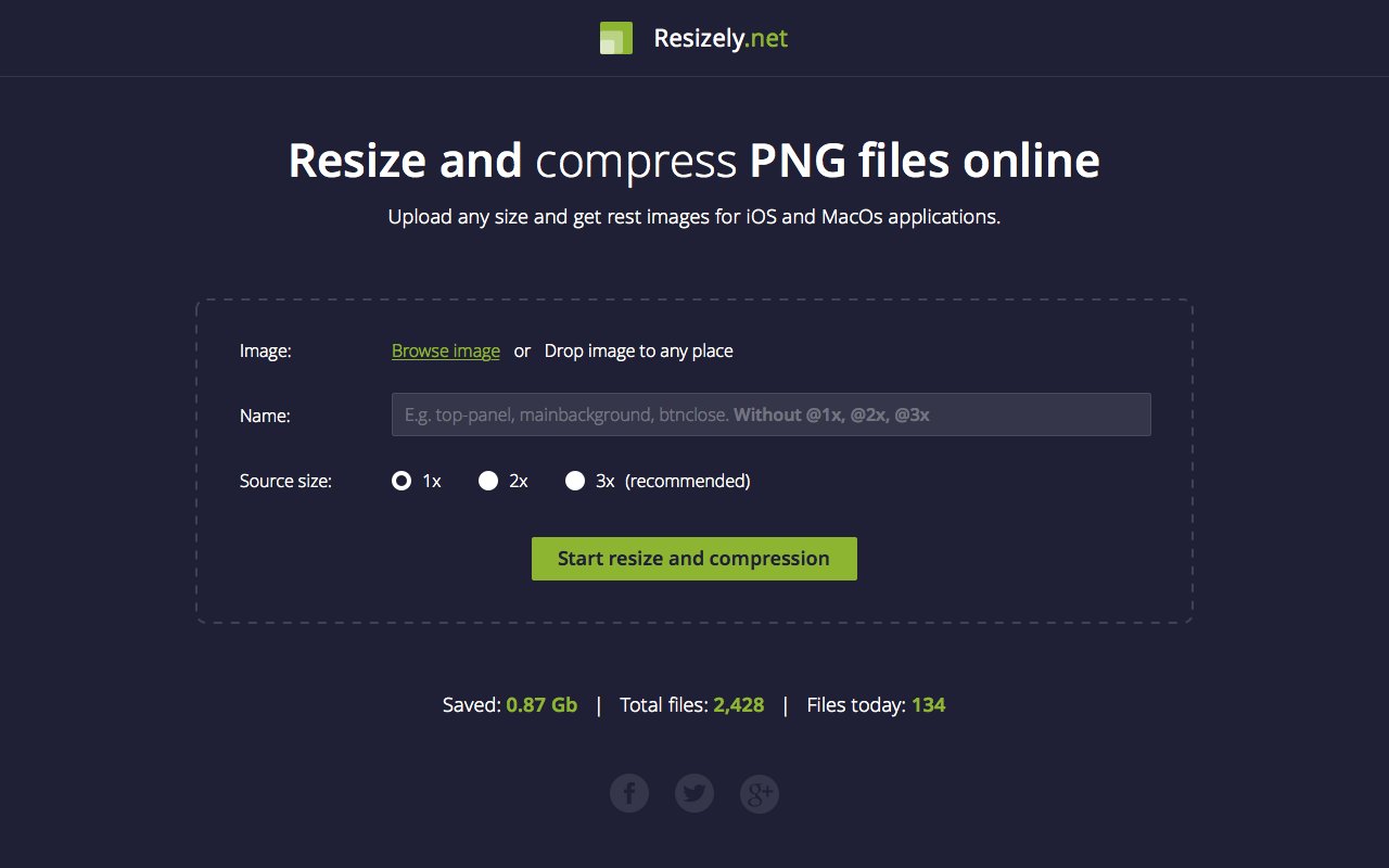 Resizely Website Screenshot