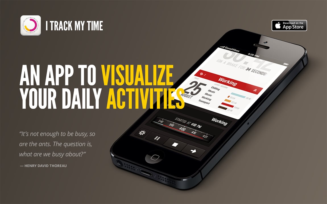 iTrackMyTime Website Screenshot