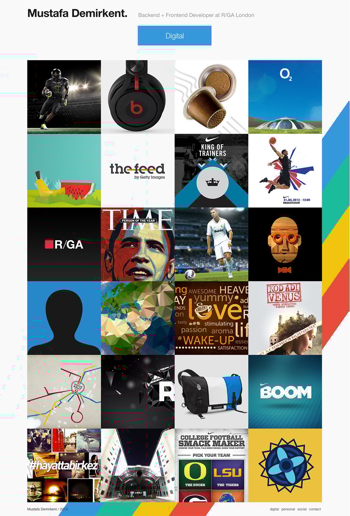 Mustafa Demirkent Website Screenshot