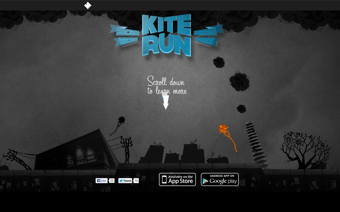 Kite Run Website Screenshot