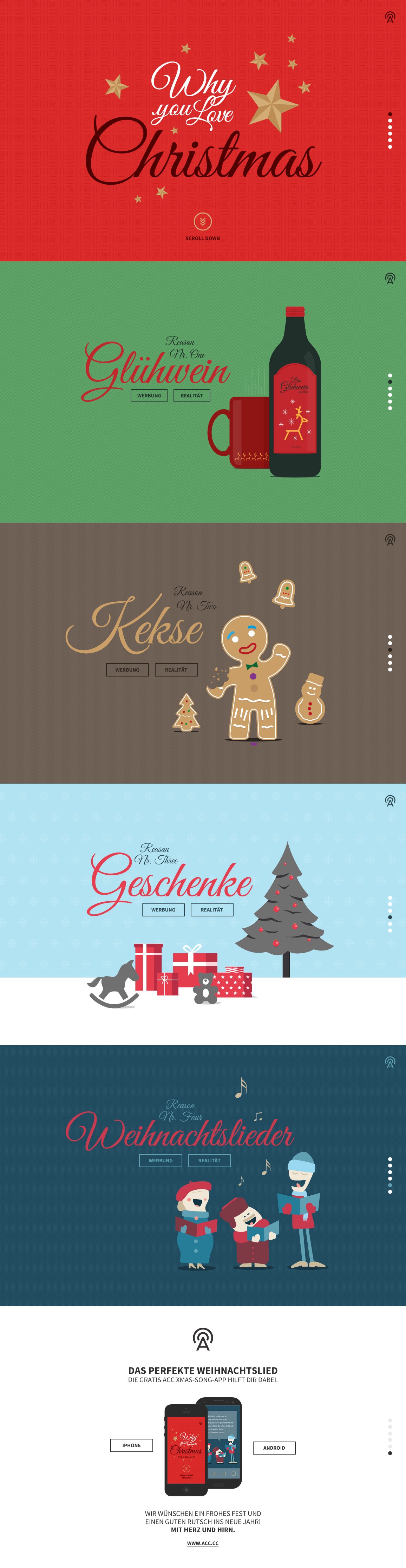 Why You Love Christmas Website Screenshot