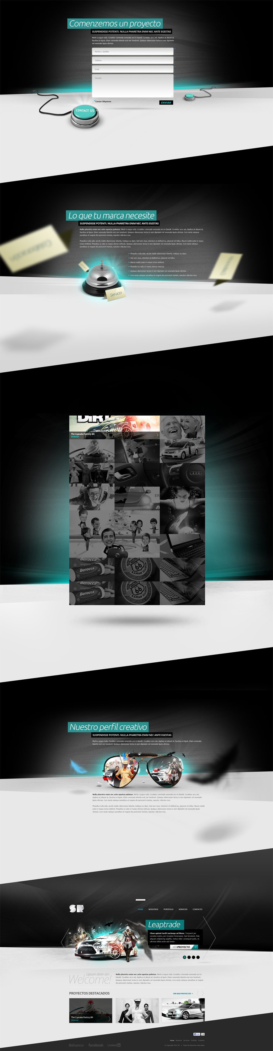 SR Creatividad Digital Website Screenshot