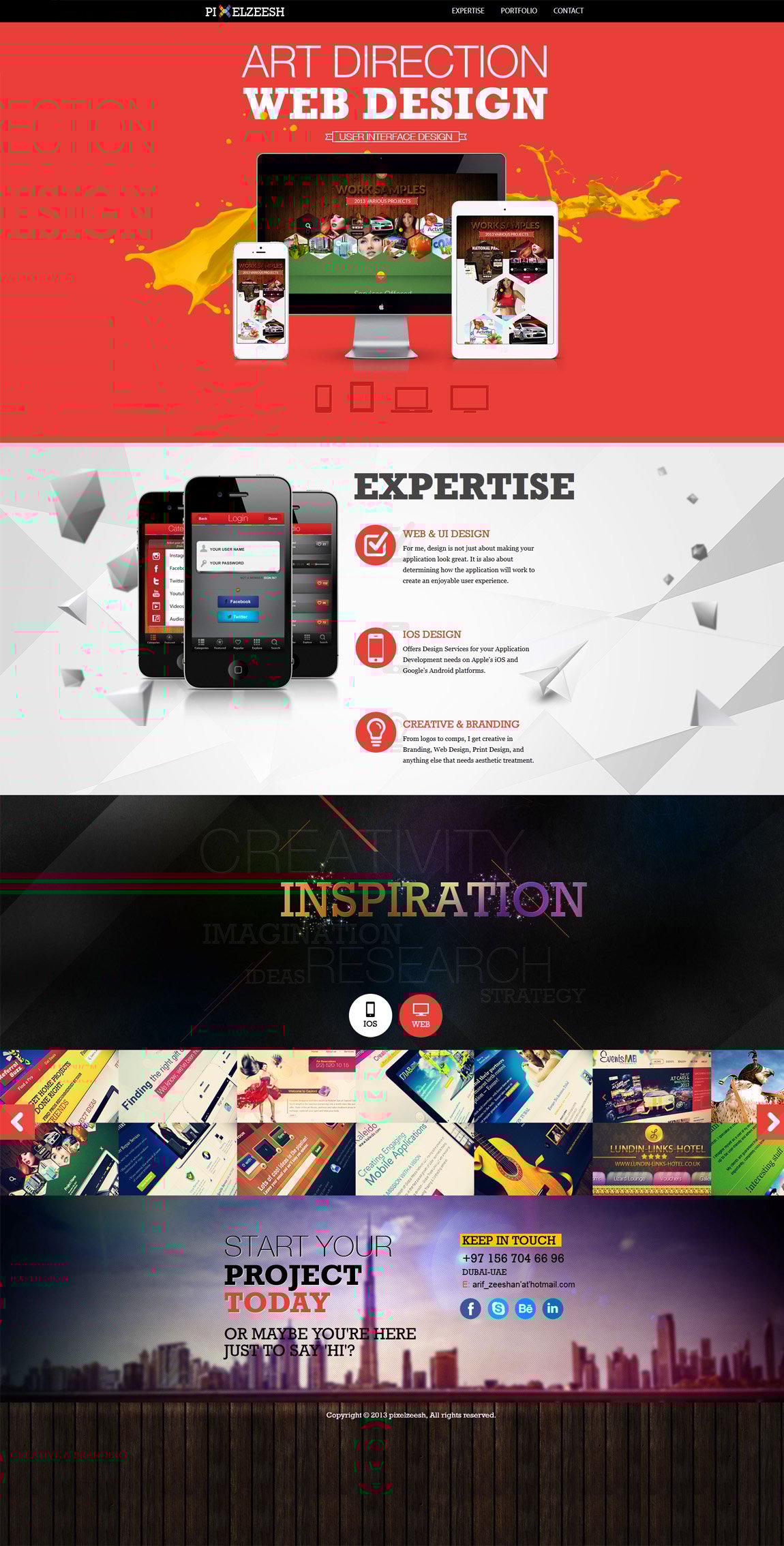 PixelZeesh Website Screenshot