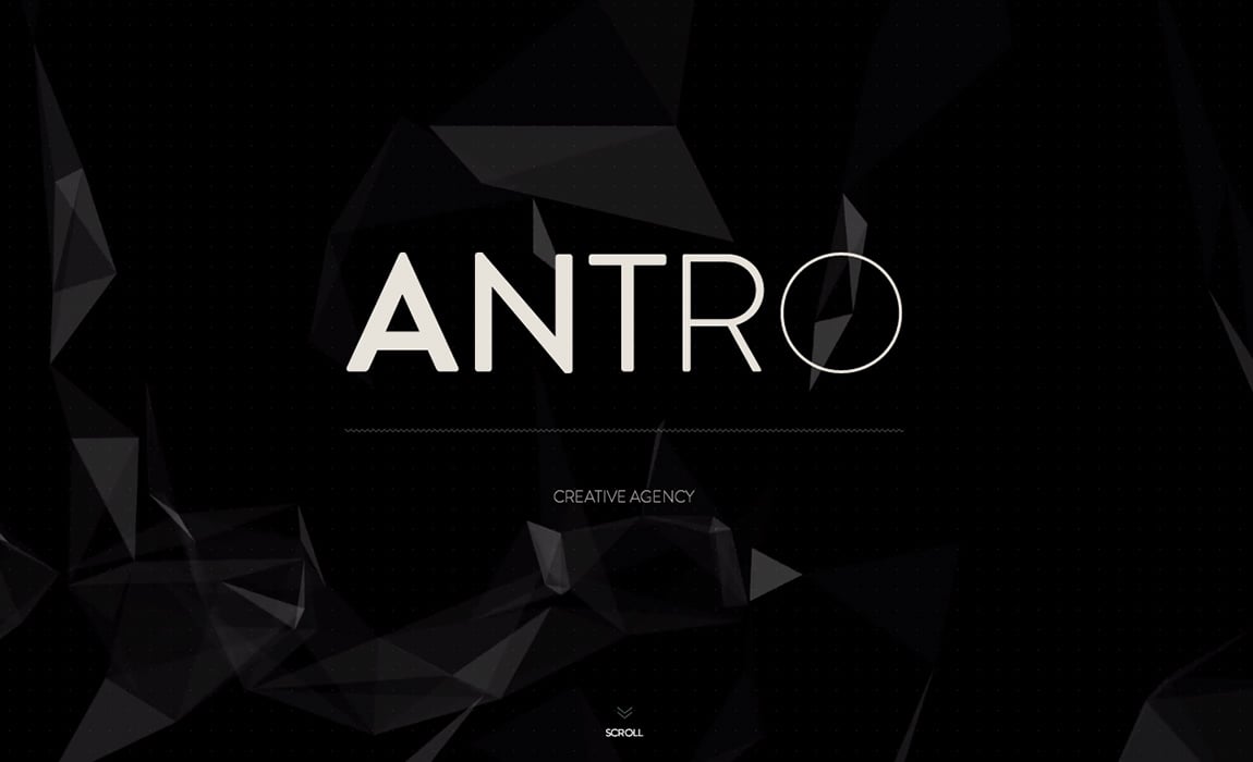Antro Website Screenshot