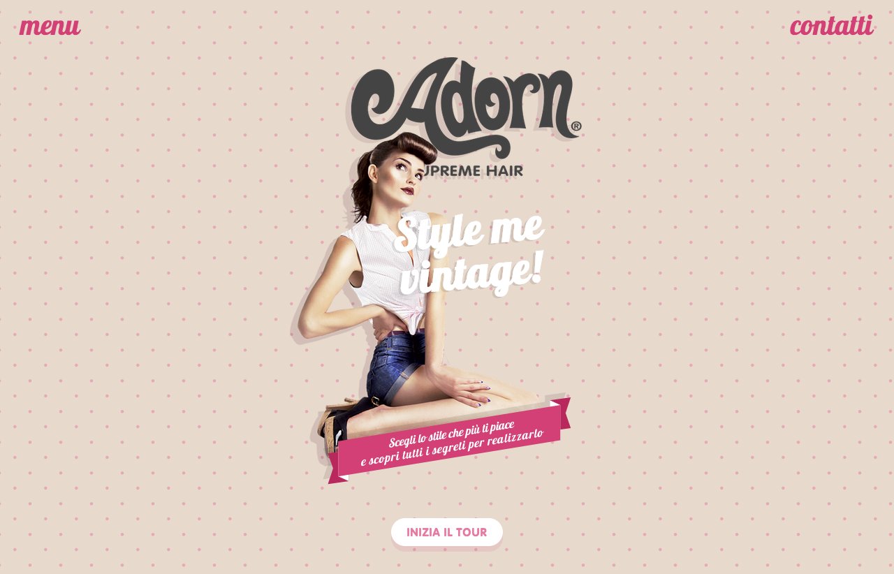 Adorn Supreme Hair Website Screenshot